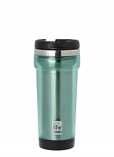 ECOLIFE Green Coffee Thermos 420ml | Plastic Outside