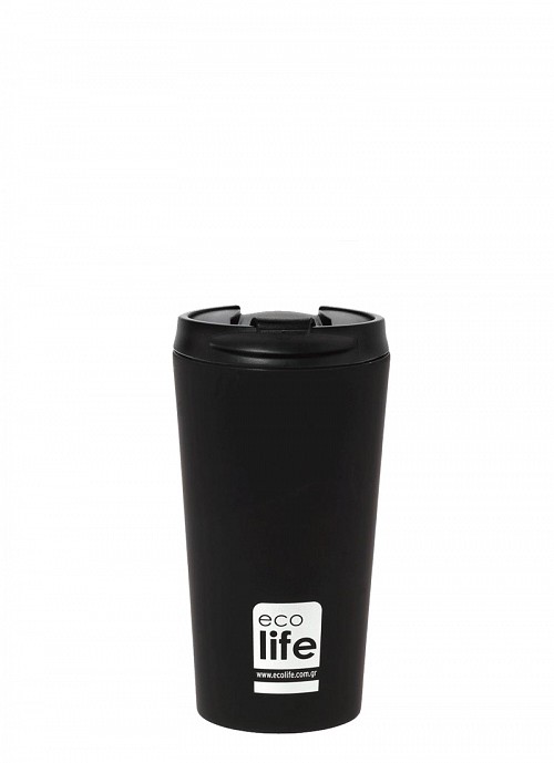 ECOLIFE Black (Matte) Coffee Thermos 370ml