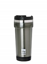 ECOLIFE Grey Coffee Thermos 420ml | Plastic Outside