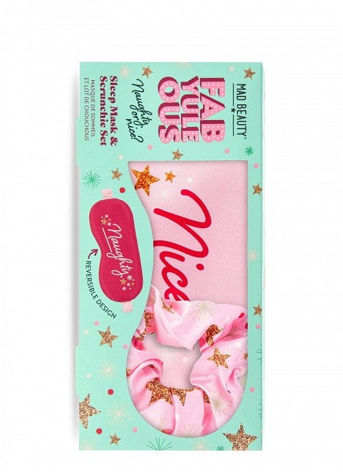 Mad Beauty FabYuleOus Sleep Mask and Scrunchie set