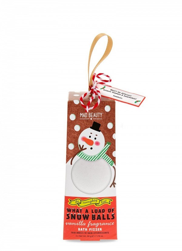 Mad Beauty The Naughty List Snow Balls - Fizzer trio