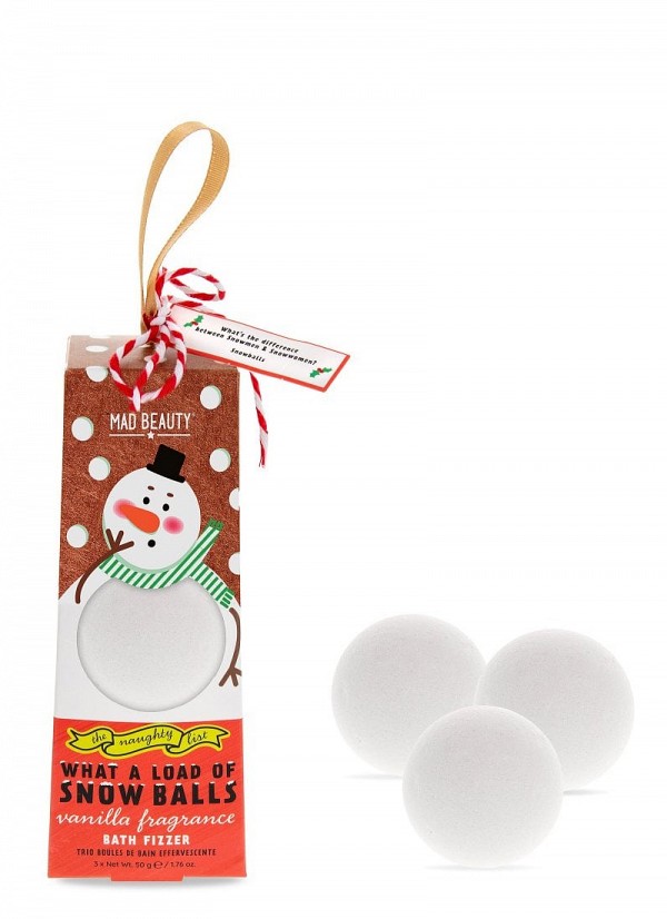 Mad Beauty The Naughty List Snow Balls - Fizzer trio