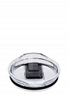 Light Grey (Cork Bottom) Coffee Thermos 370ml | Διαφανές Καπάκι
