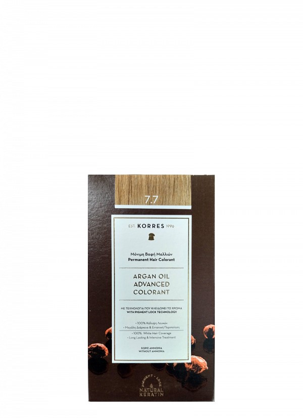 Korres Argan Oil Advanced Colorant 7.7 Μόκα