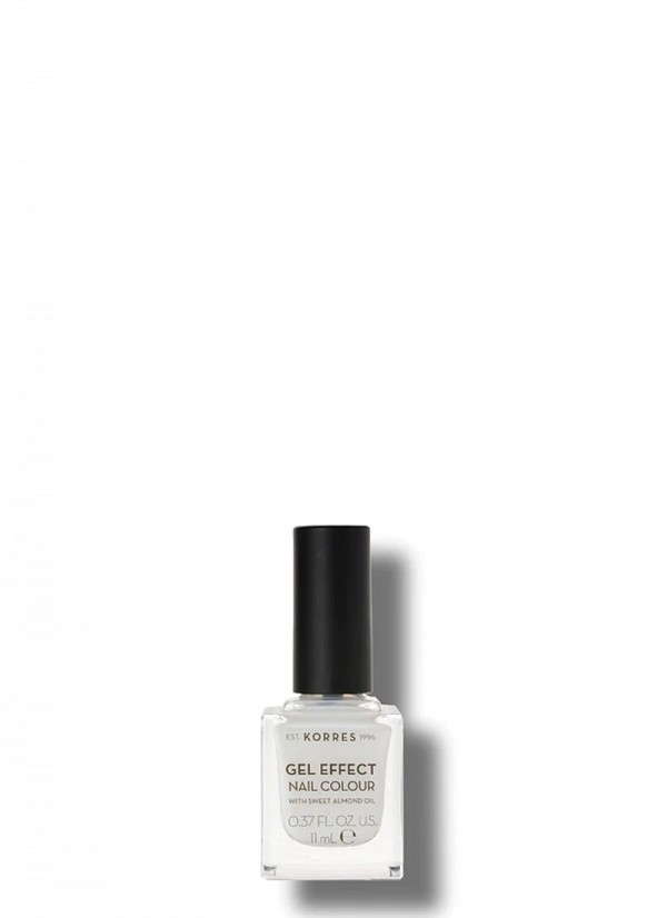 Korres Βερνίκι Νυχιών Porcelain White 02 Gel Effect