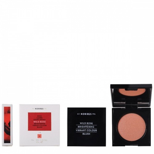 KORRES Άγριο Τριαντάφυλλο Ρουζ Brightening Vibrant Colour Blush 42 Luminous Apricot 5.5g